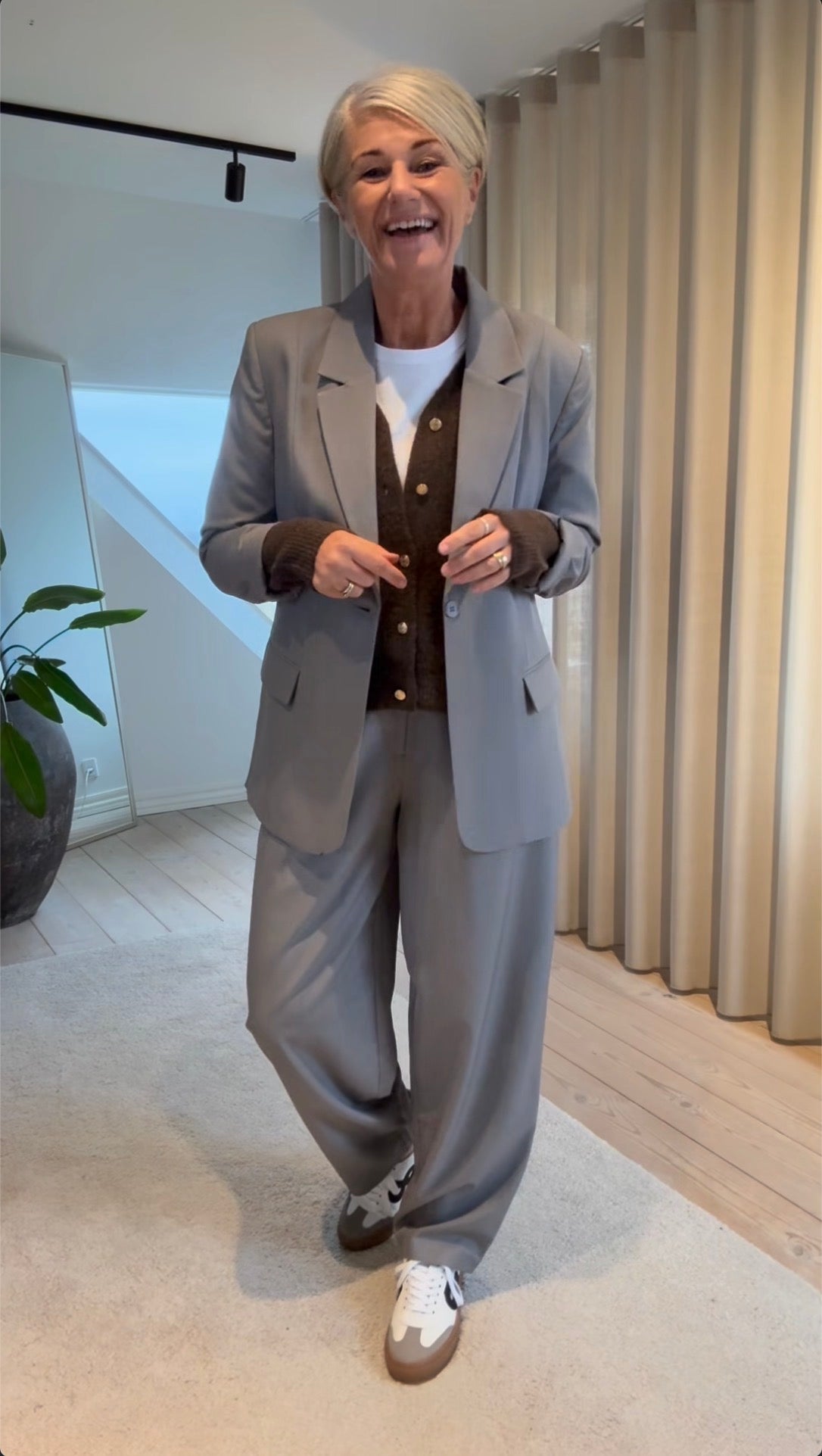 FAVA OVERSIZE BLAZER EN KNAP ICHI