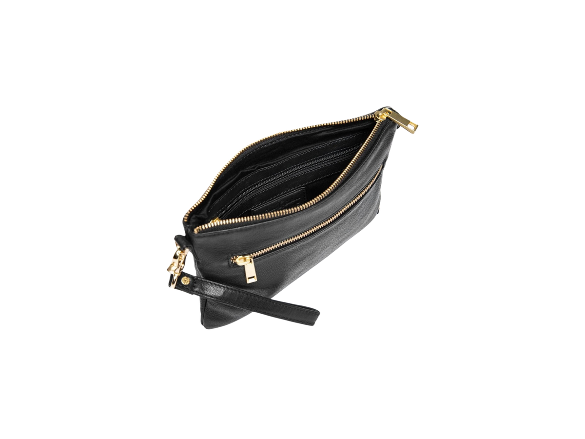 CLUTCH MED GULDFARVEDE LYNLÅSE 12152 DEPECHE (492)