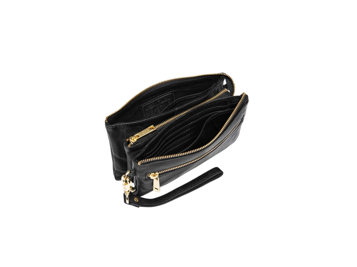 CLUTCH MED GULDFARVEDE DELTAJER 11998 DEPECHE (492)