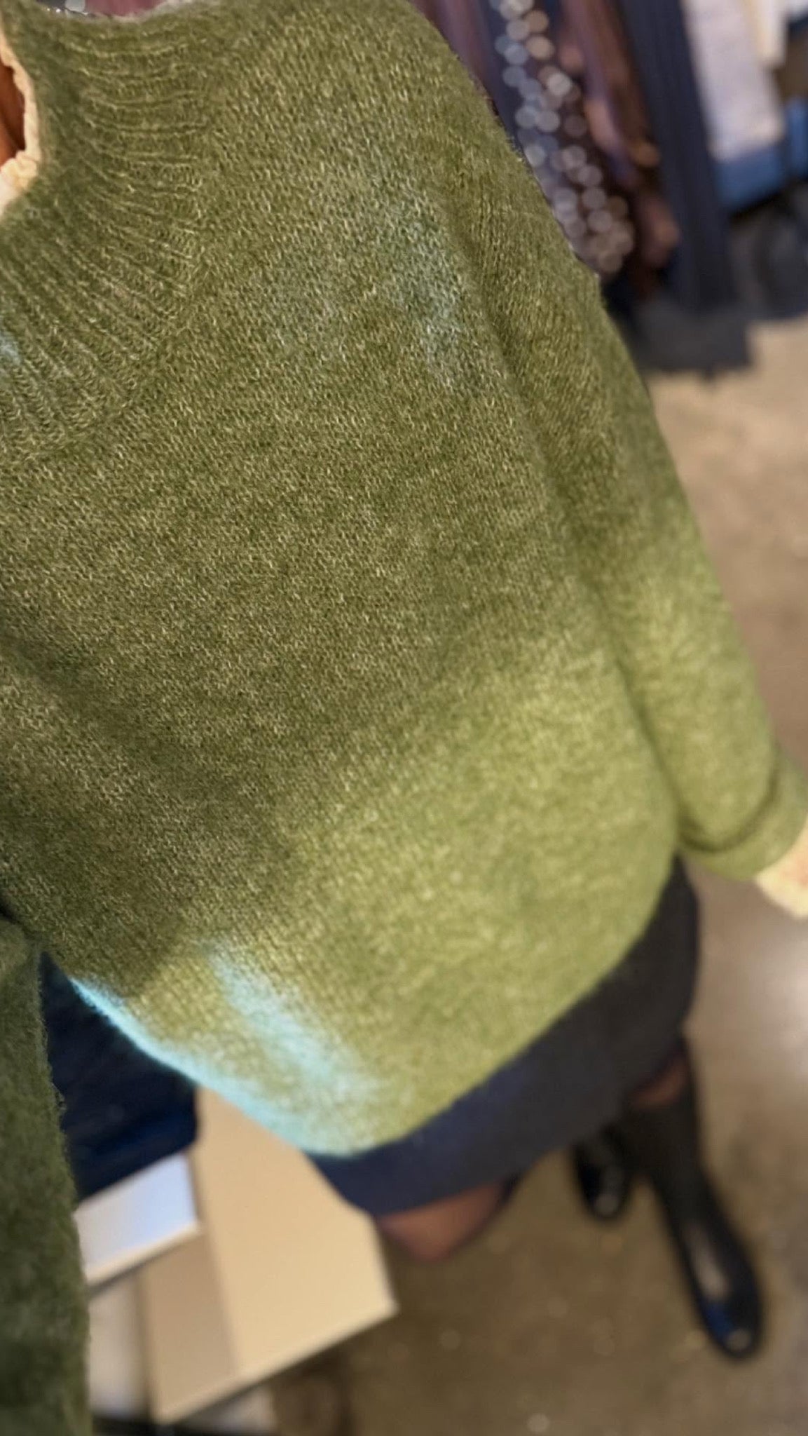 PAULINA FLUFFY KNIT BLUSE NN