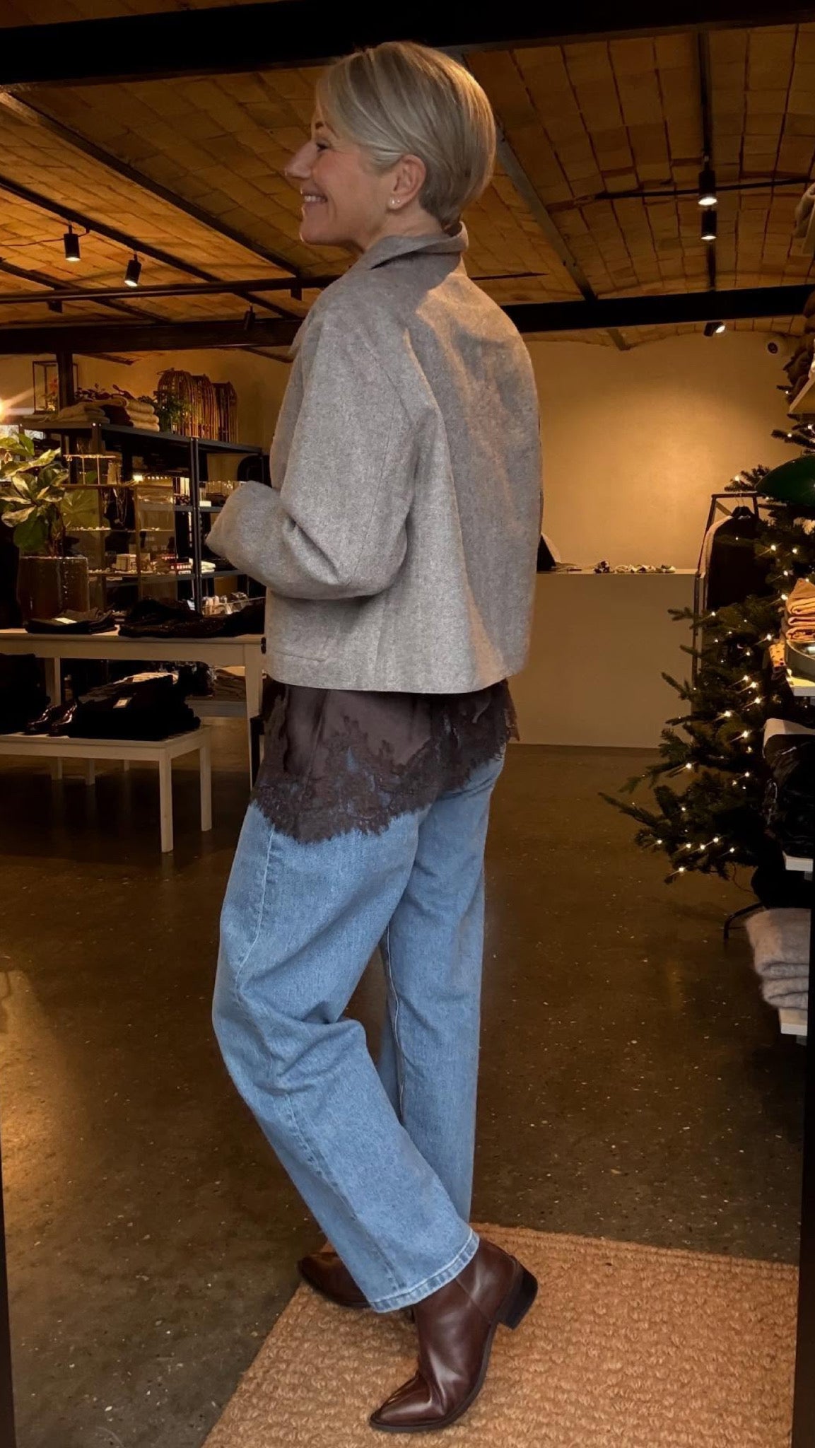 ROMANA HERRINGBONE JAKKE NN