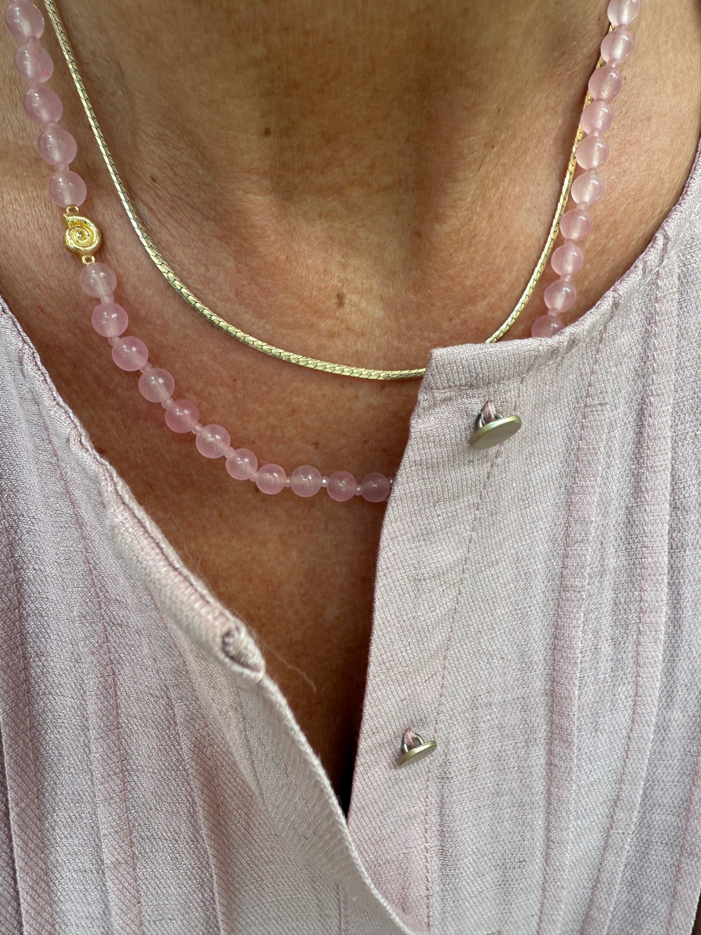 SNAKE CHAIN HALSKÆDE PURE BY NAT