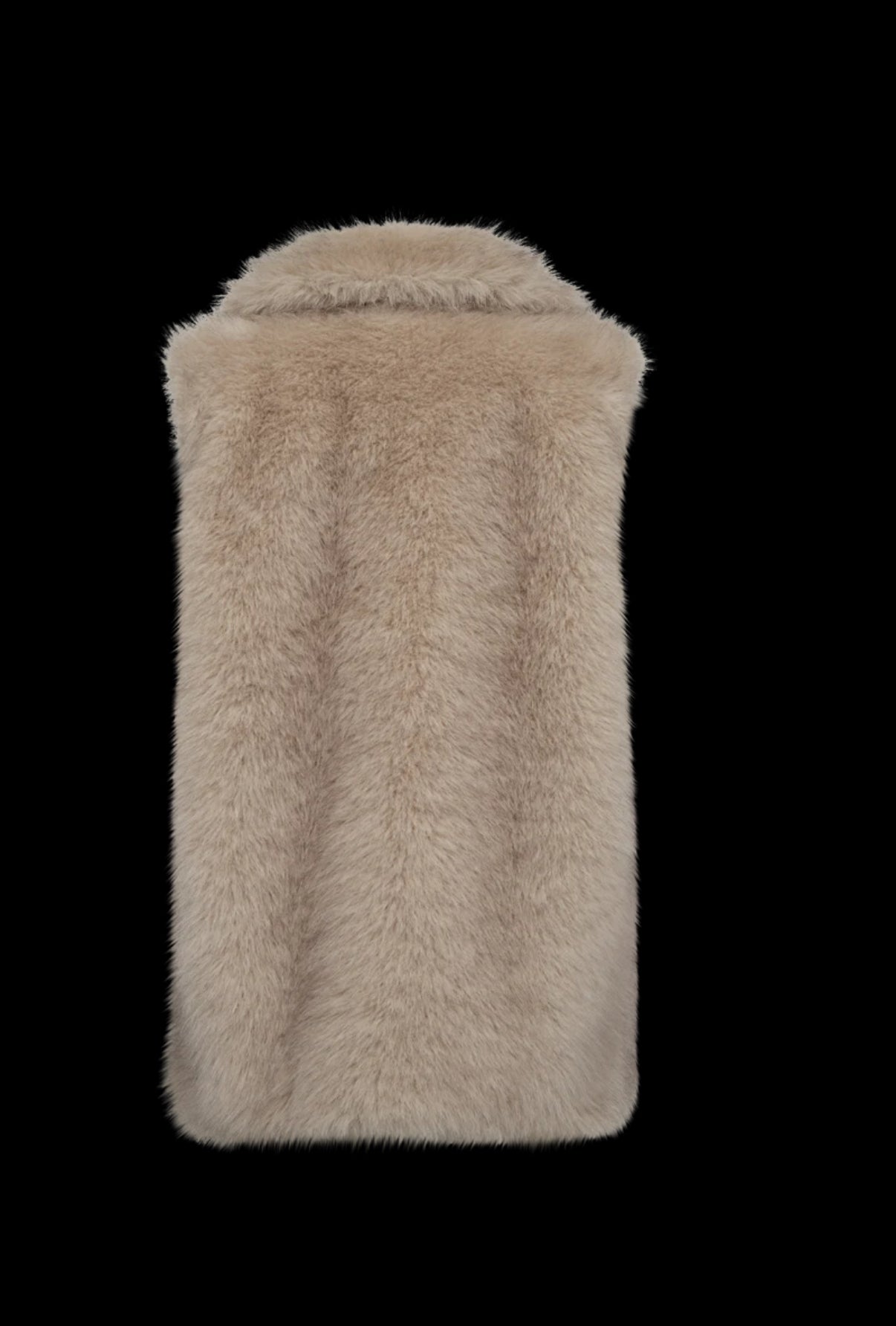 PLUSHY FAUX FUR VEST CM