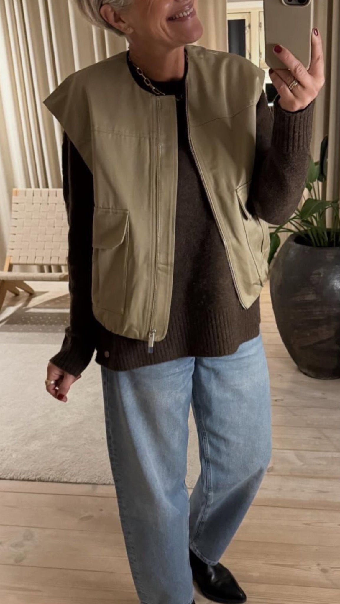 FLO BALLOON TWILL VEST NN