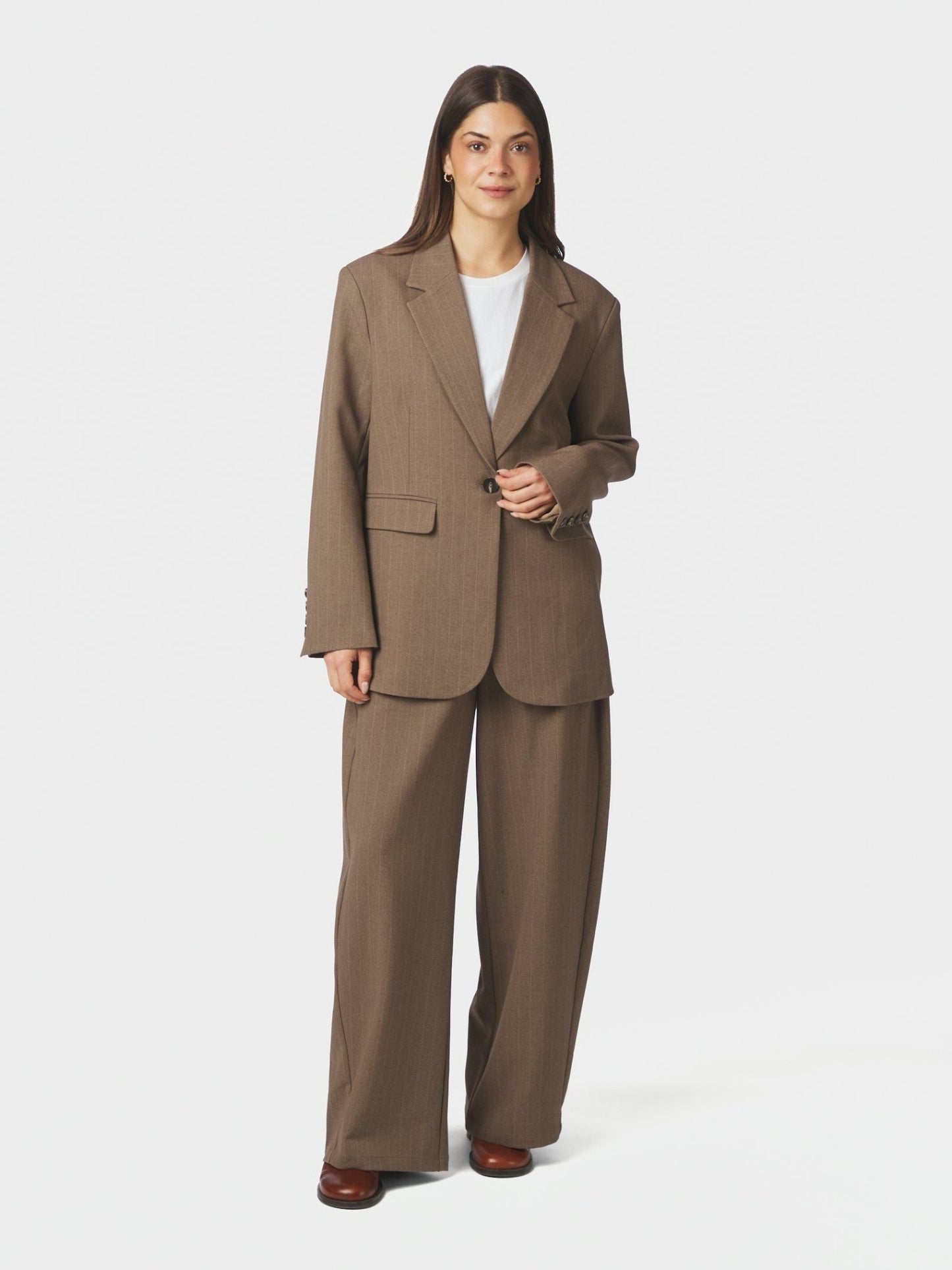 GABY PINSTRIPE BLAZER NN - LifeStyle Hedensted