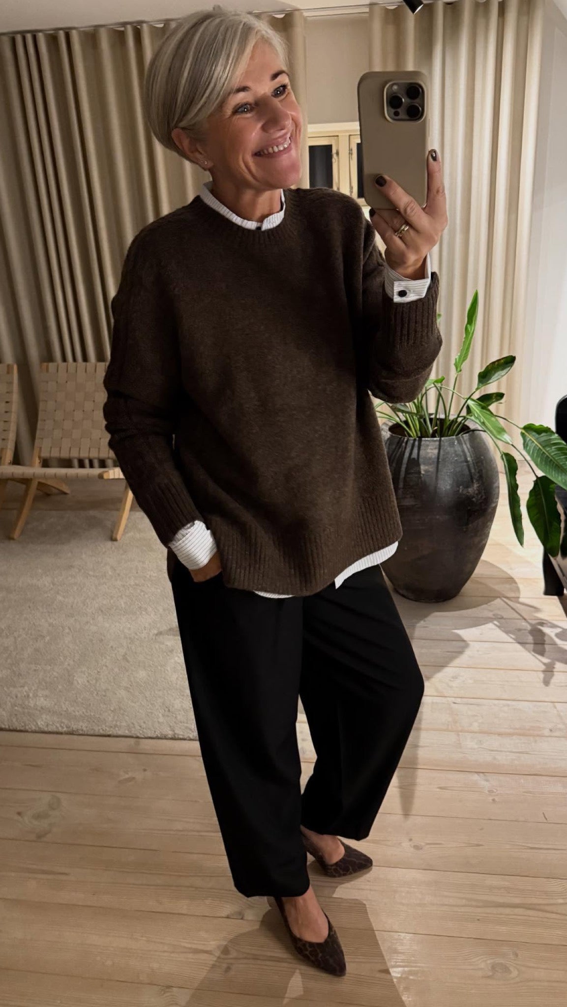 LOVE1268 SKJORTE L&D