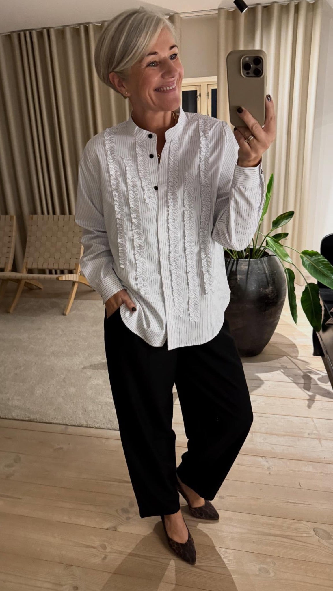 LOVE1268 SKJORTE L&D