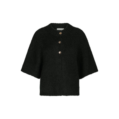 BENUTA FLUFFY KNIT CARDIGAN SORT NN