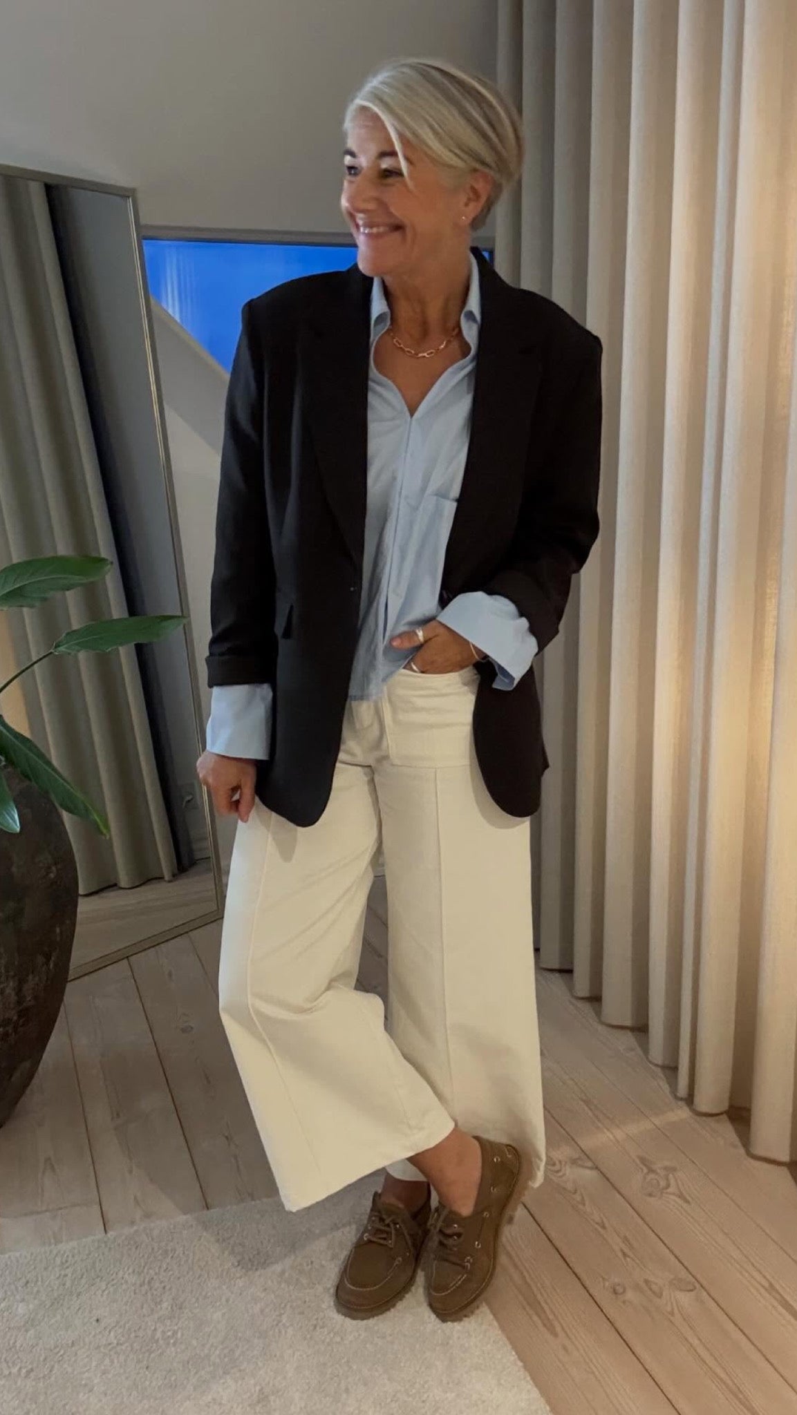 SUNNA BOXY SHORT SHIRT MEW