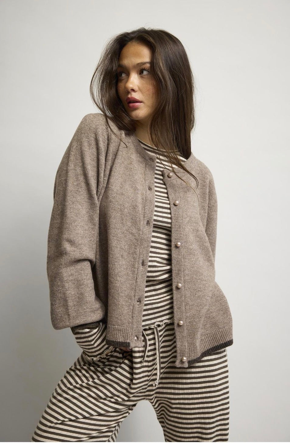 CARLA SOLID LS CARDIGAN KPH (239)