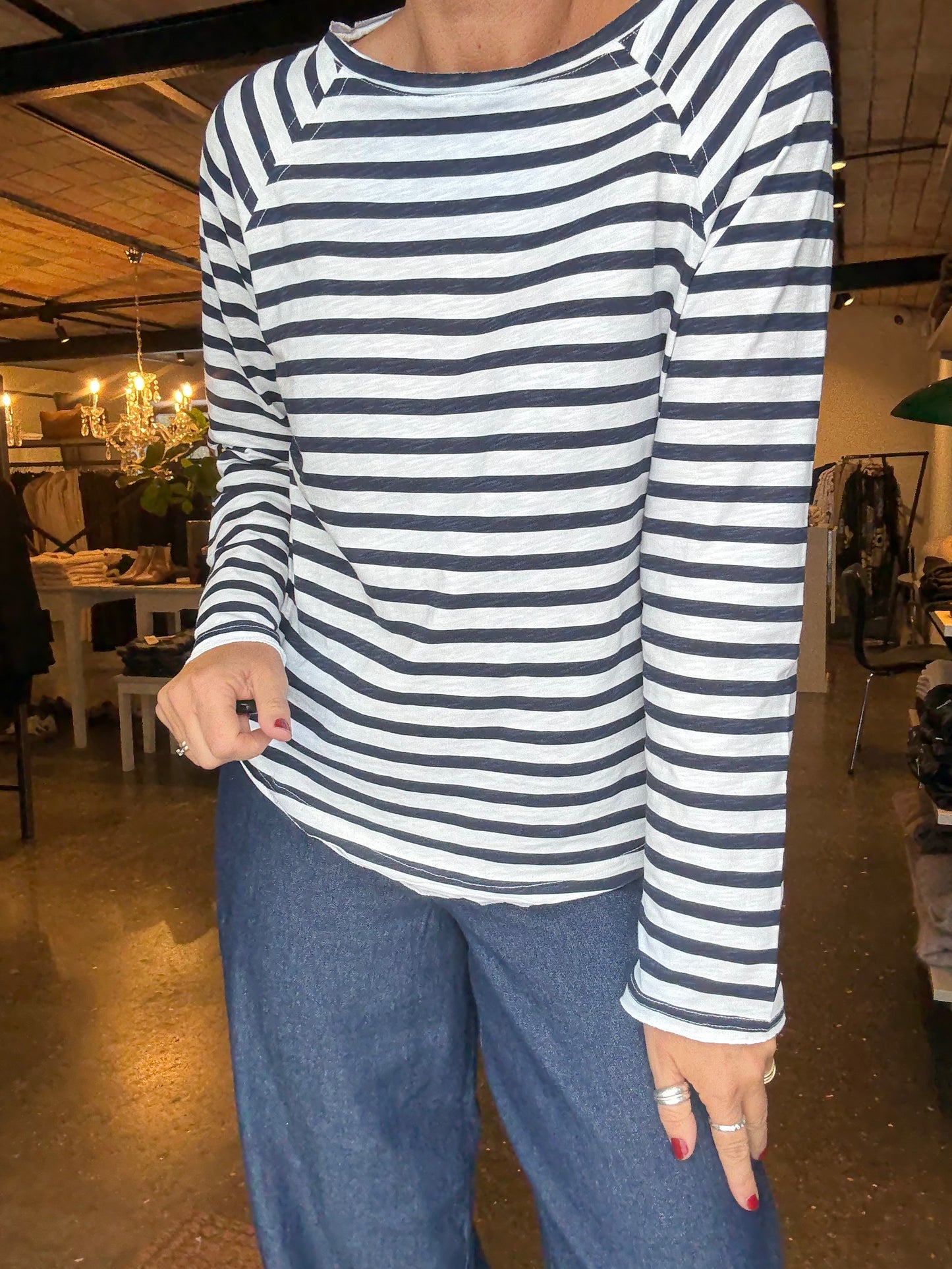 LIVA LANGÆRMERT T-SHIRT LL