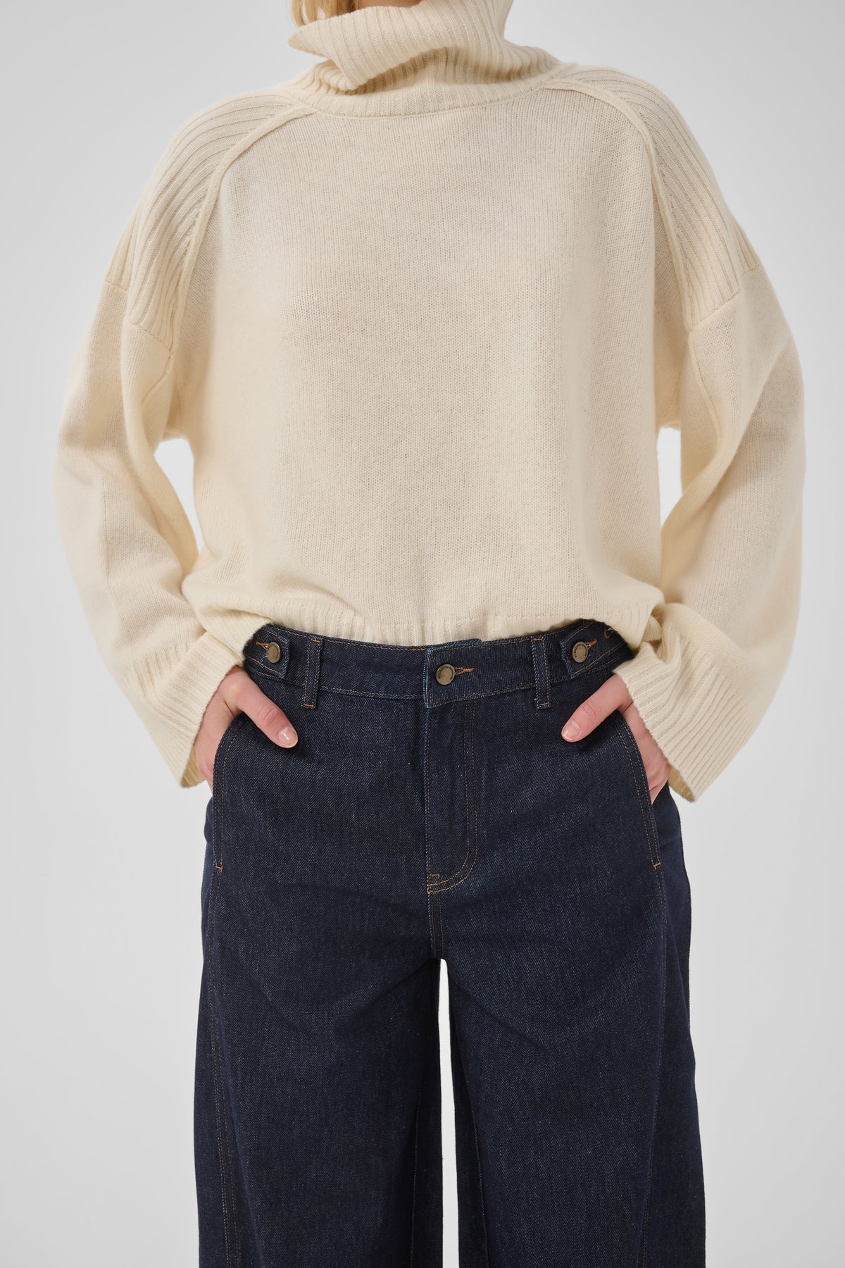 EVERETT 190 WIDE JEANS MEW