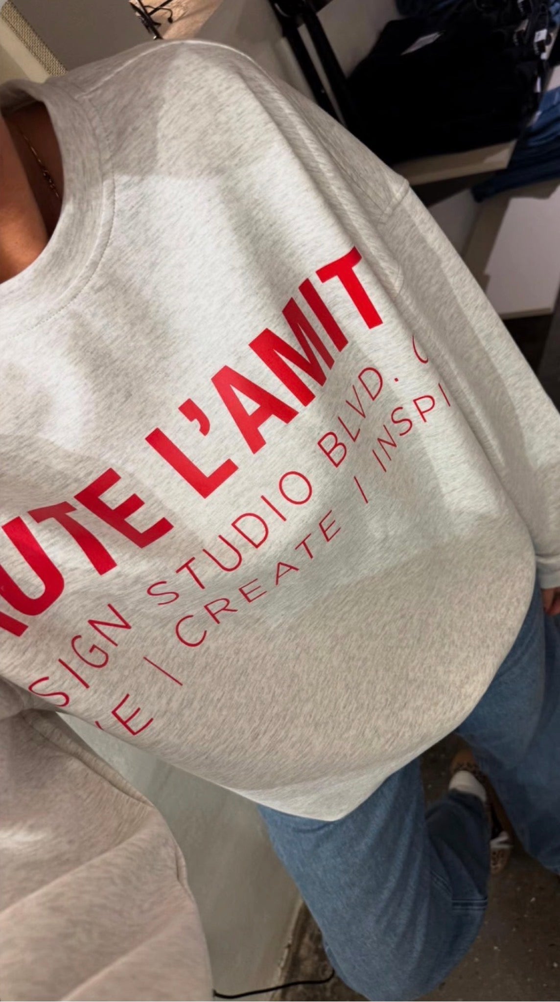 STUDIO LOGO SWEATSHIRT HL