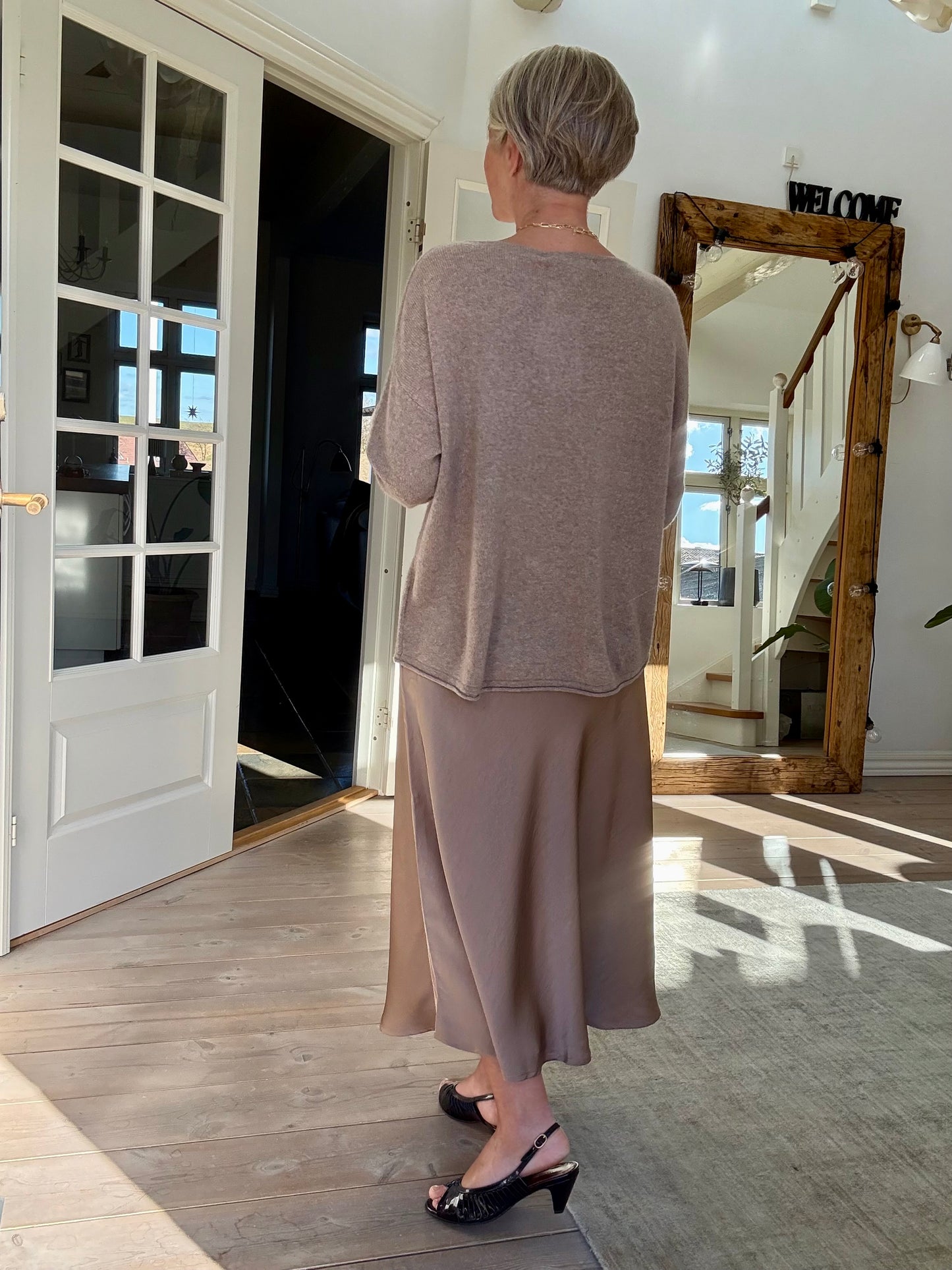 OVERSIZED PURE CASHMERE BLUSE BTF