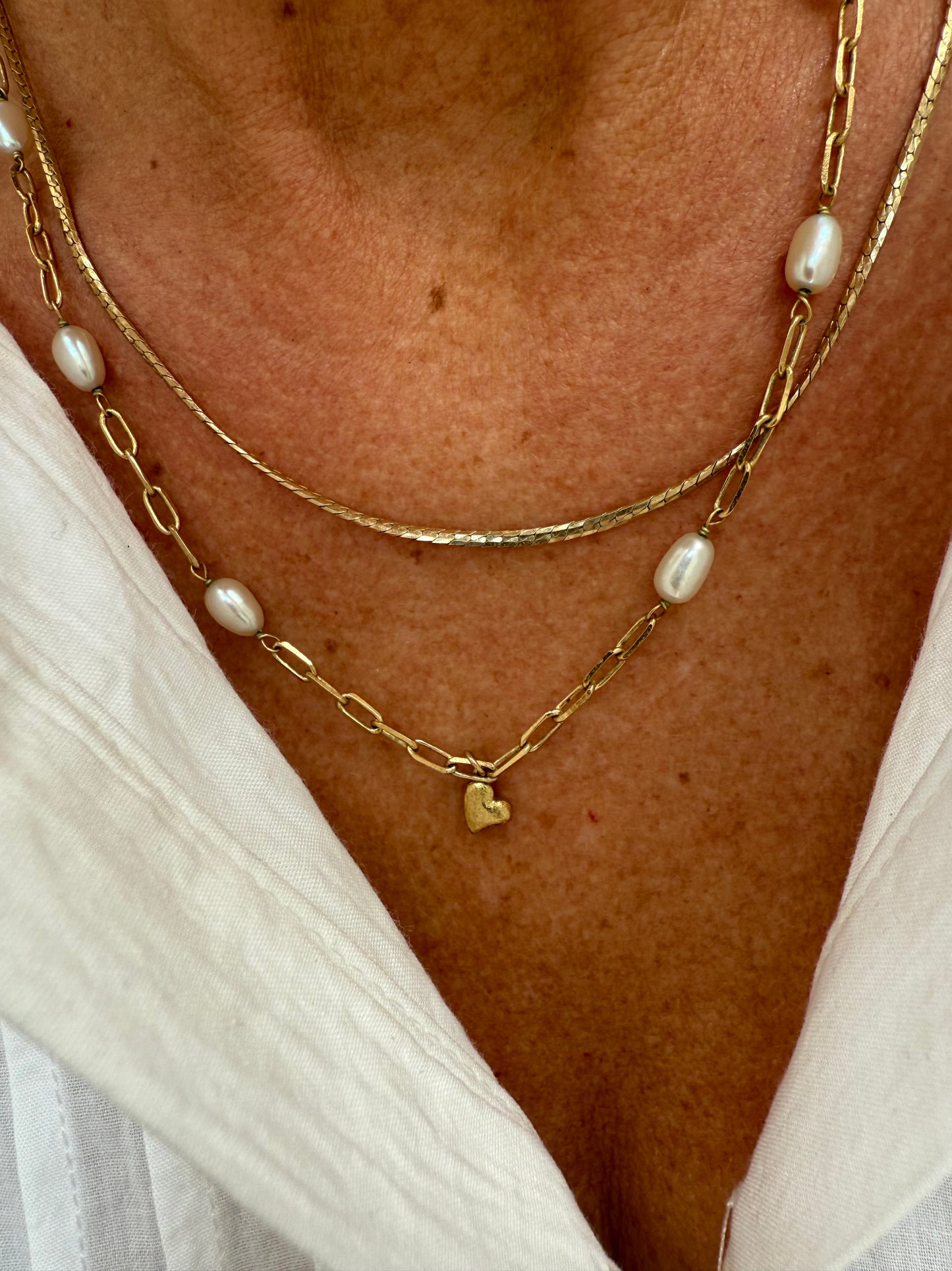 SNAKE CHAIN HALSKÆDE PURE BY NAT