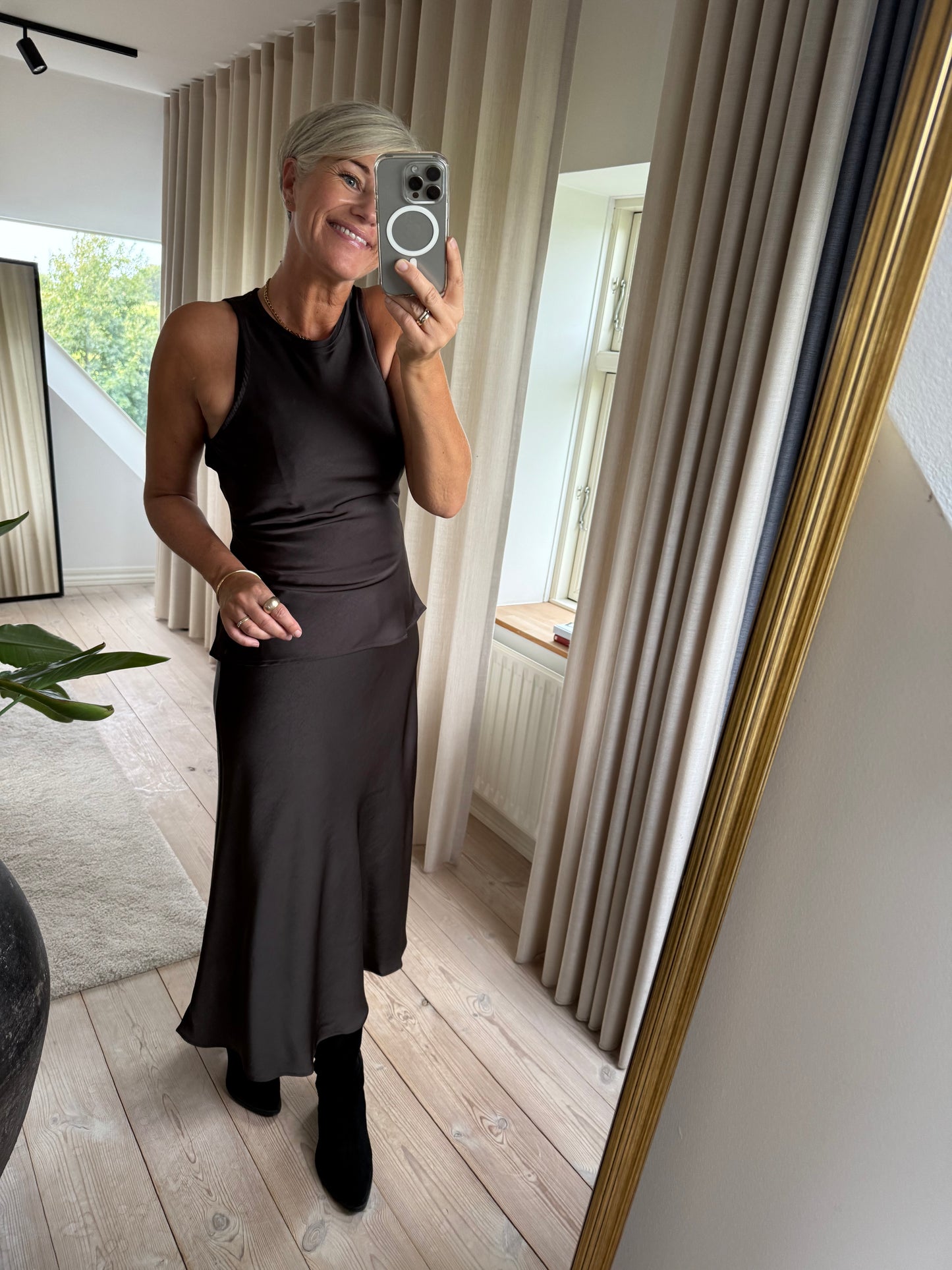 CELINA HEAVY SATEEN TOP NN