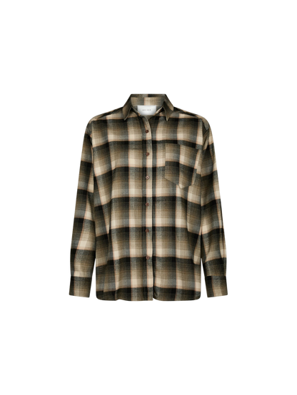 DALMA FLANNEL CHECK SKJORTE NN
