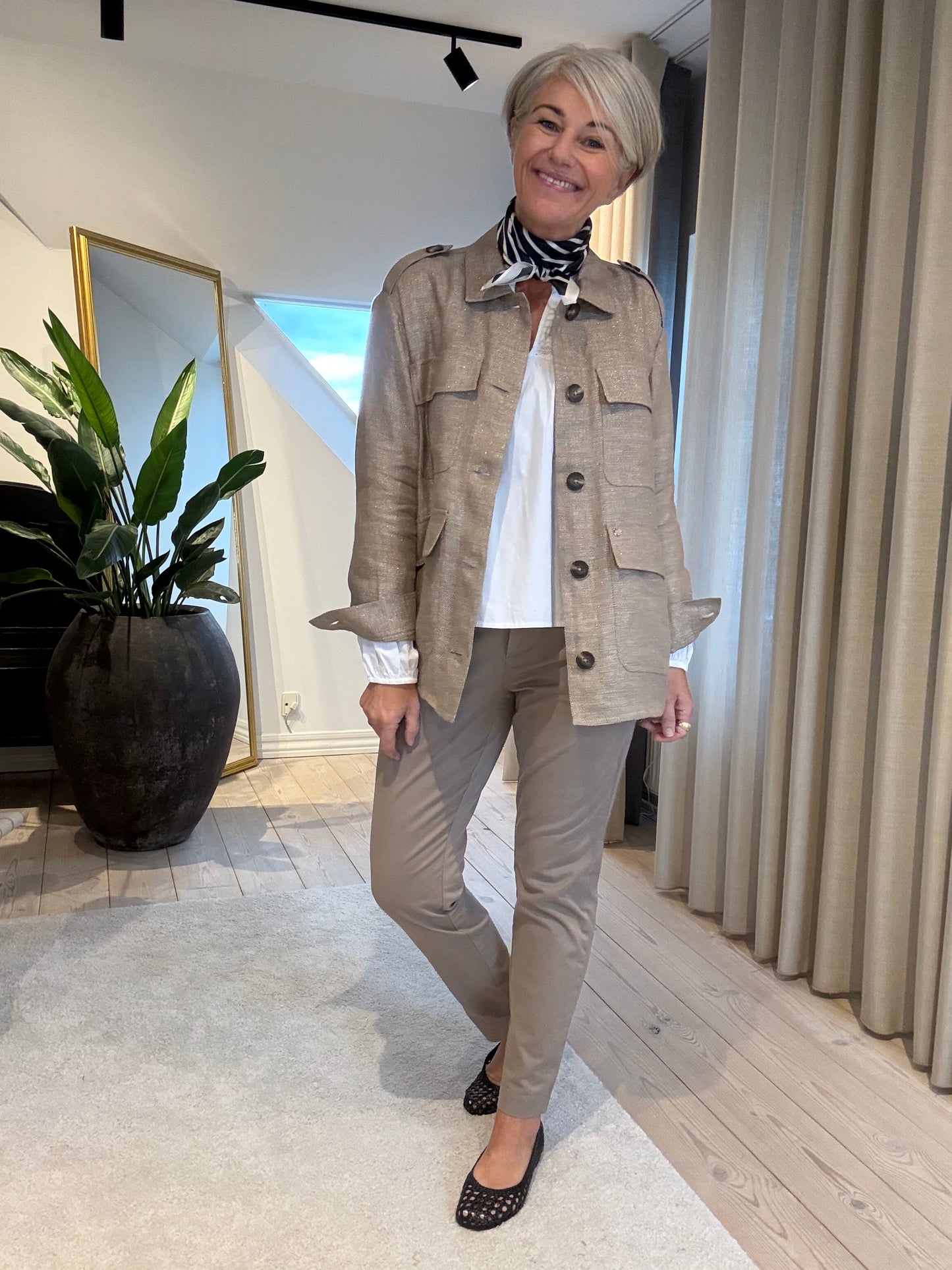 LINES SILK TØRKLÆDE SNEAKY FOX