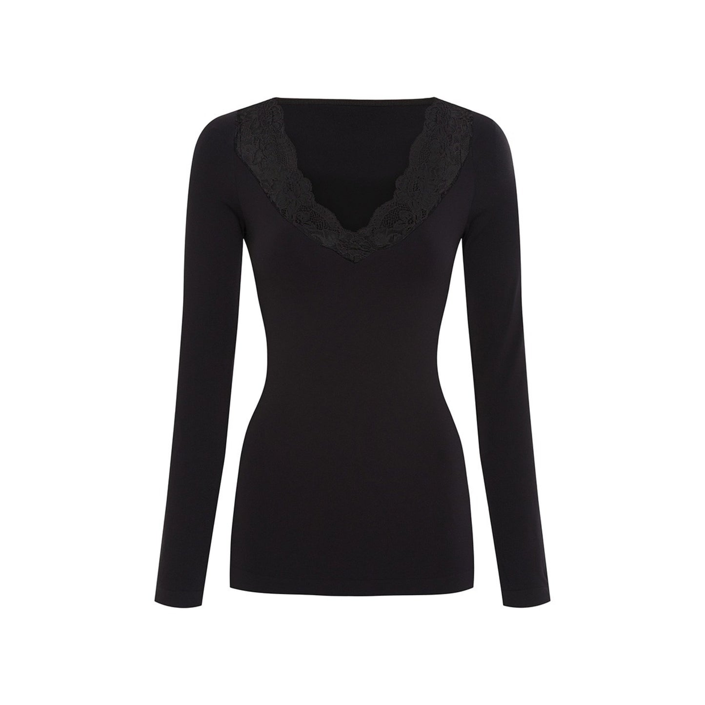 BELEN V-HALS L/Æ BLUSE T&S