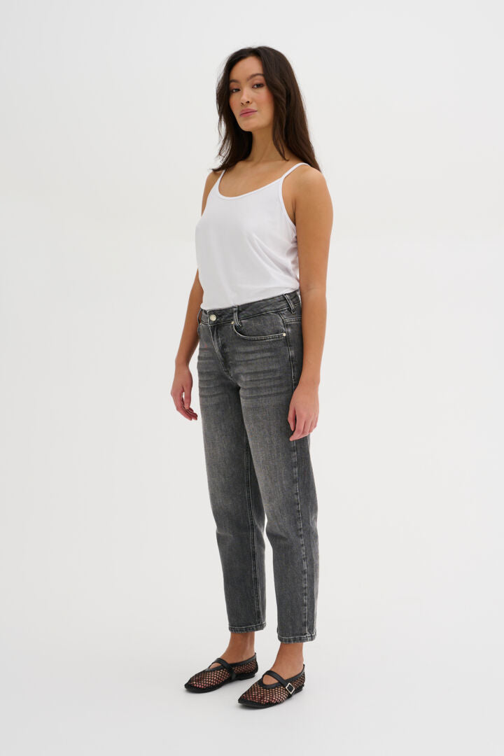 THE MOMMY 139 HIGH TAPERED JEANS MEW