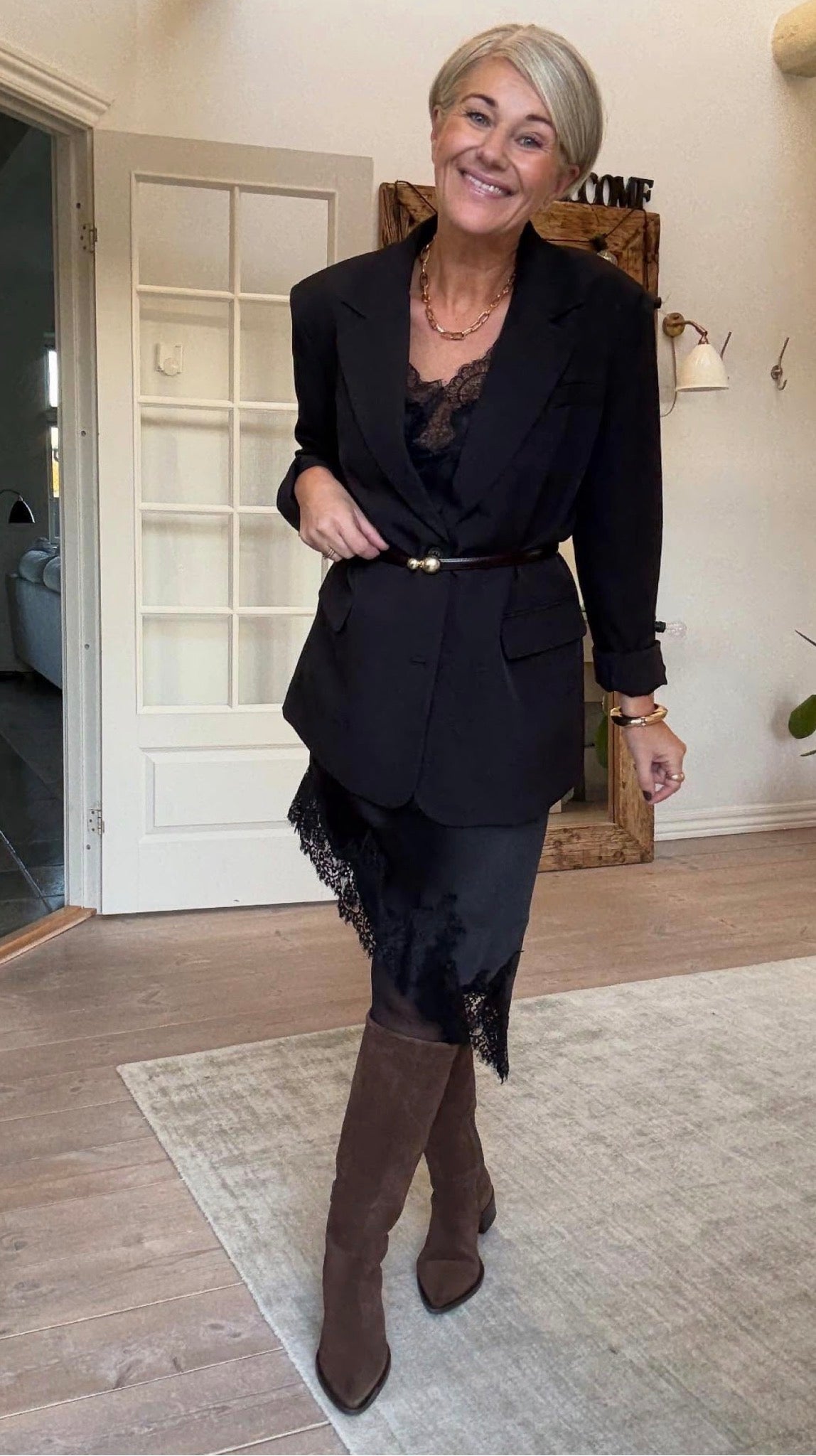 FAVA OVERSIZE LONG BLAZER ICHI