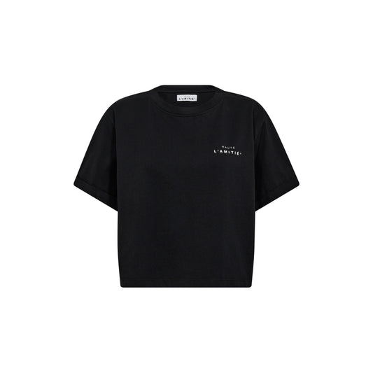 CREW NECK CROP TOP HL