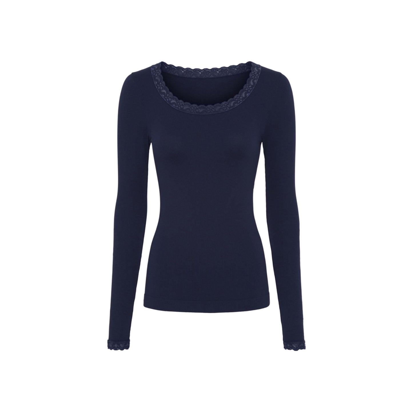 FRIDA L/Æ RIB T-SHIRT T&S