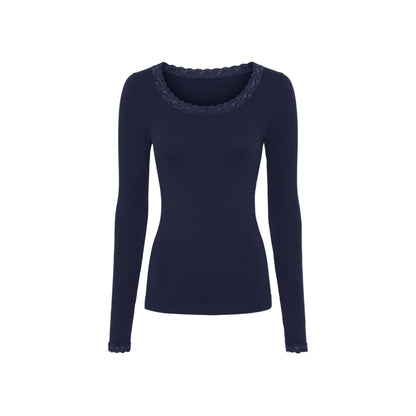 FRIDA L/Æ RIB T-SHIRT T&S