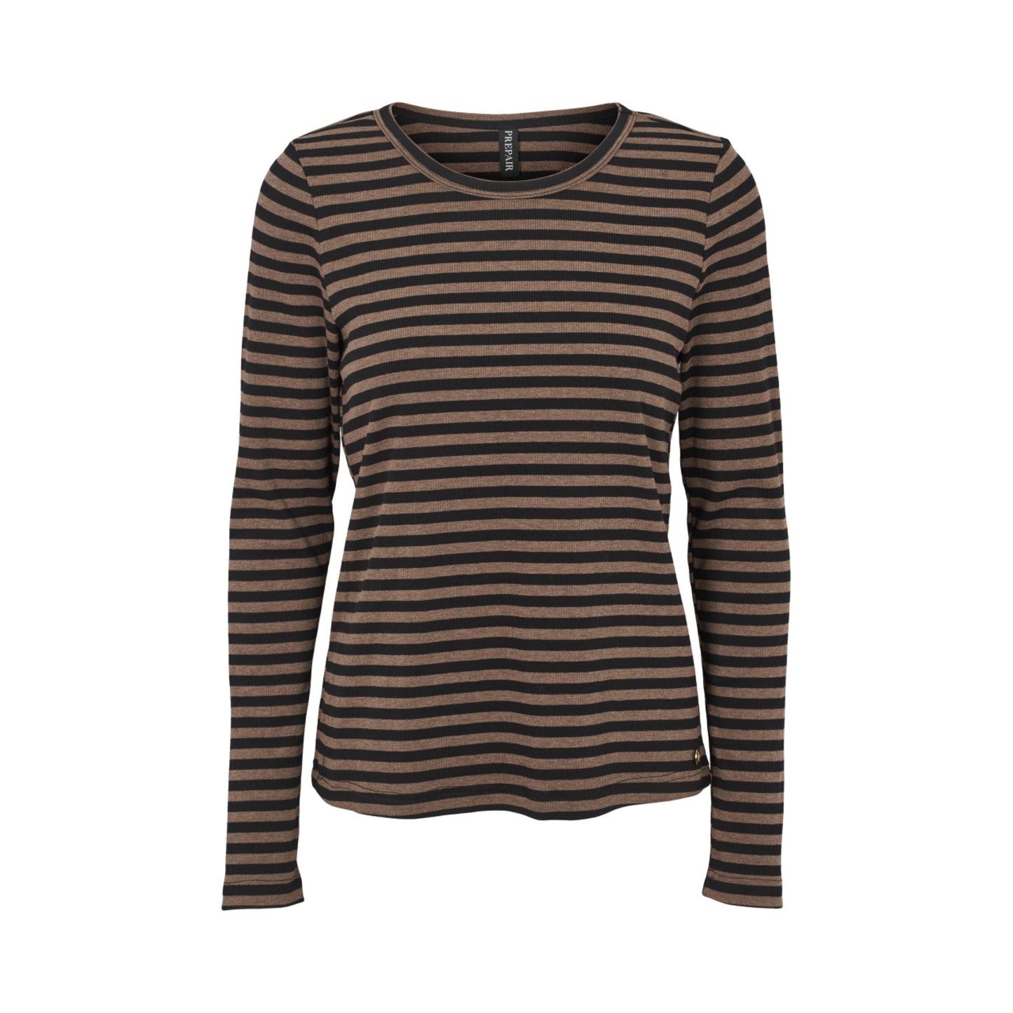 BEATRICE T-SHIRT BLACK/BROWN PP