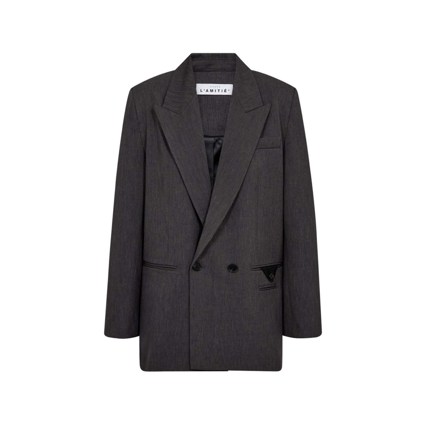 AMY OVERSIZE TRIANGLE BLAZER HL