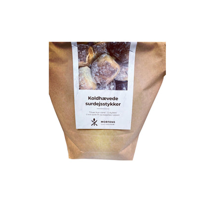 Koldhævede Surdejsstykker