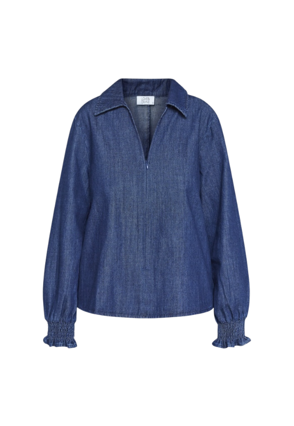 LOVE1391 DENIM SKJORTE L&D