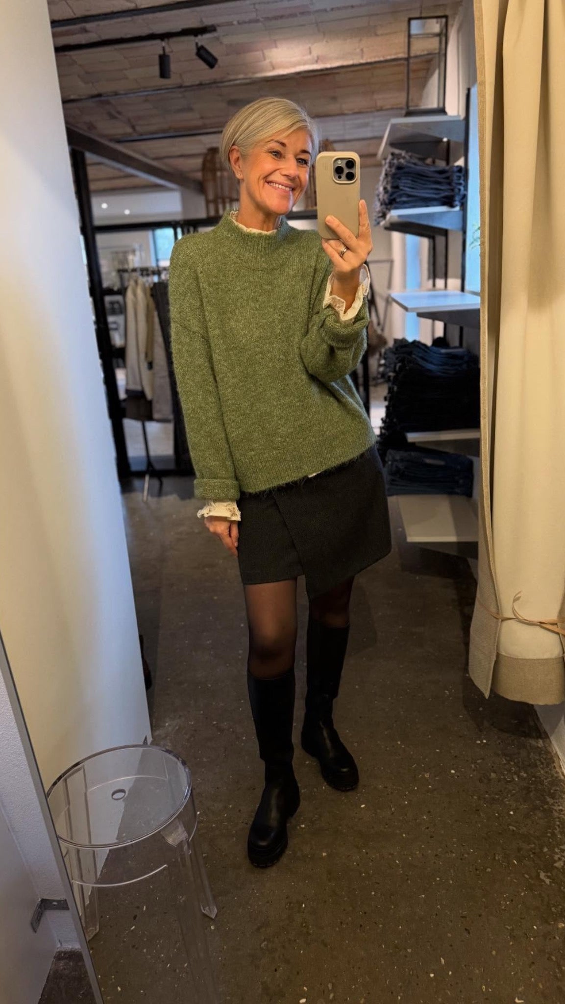 PAULINA FLUFFY KNIT BLUSE NN