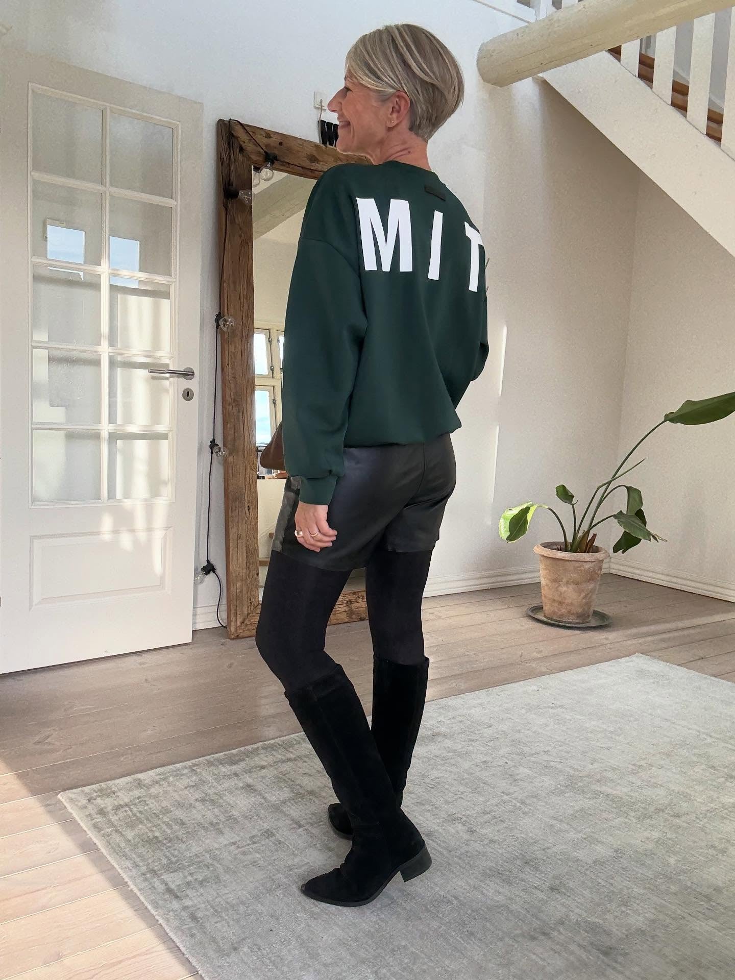 MAXI SPLIT LOGO SWEAT HL