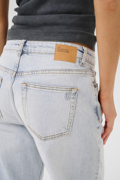 THE MOMMY HIGH TAPERED JEANS MEW