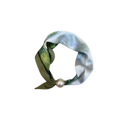 CHLOE SCARF W. MAGNETIC PEARL T&S