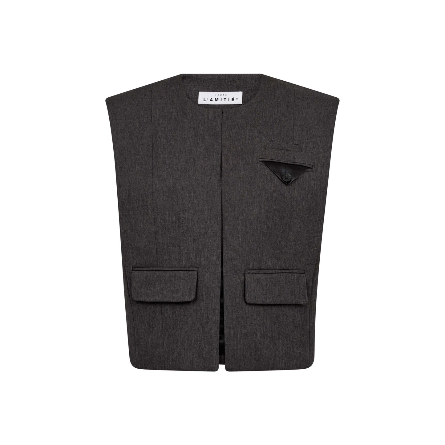 AMY BOX CROP VEST HL
