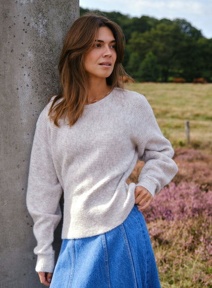 TURUNA STRUCTURE KNIT BLUSE NN