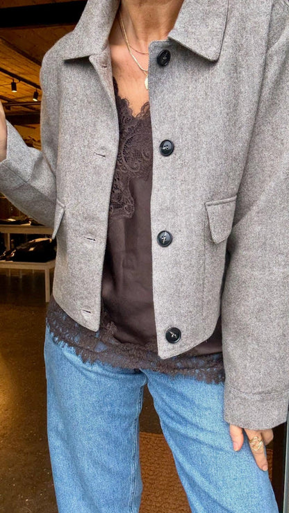 ROMANA HERRINGBONE JAKKE NN