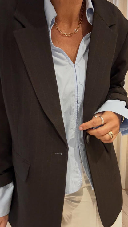 SUNNA BOXY SHORT SHIRT MEW