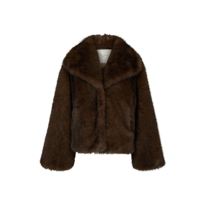 STEPHANIE FAUX FUR JAKKE NN