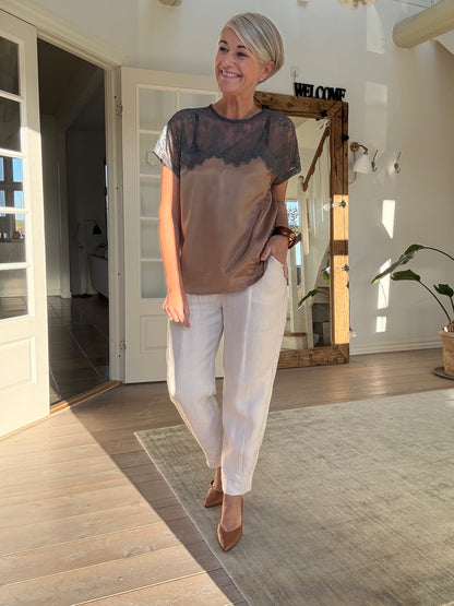 BUGGI SHEER LACE BLUSE RS