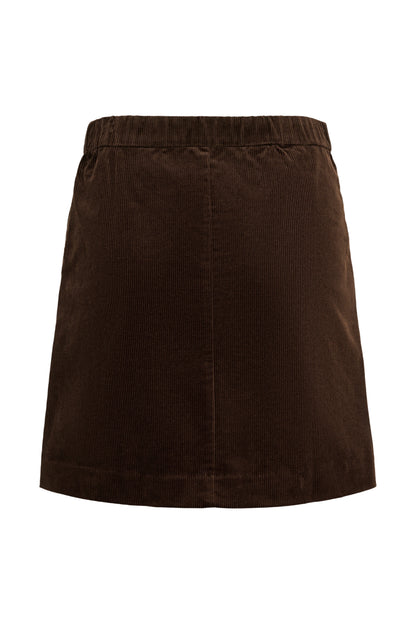 LINGS SKIRT MØRK BRUN PT