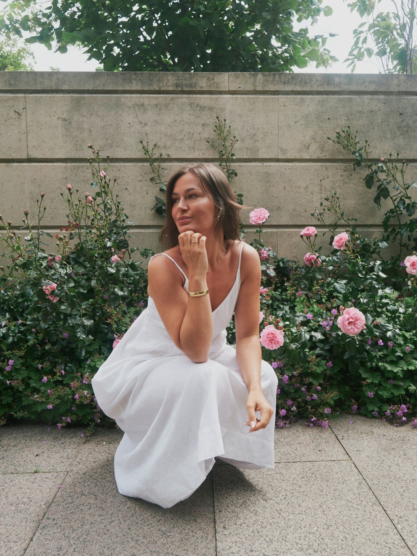 SAVANI LANG HØR KJOLE NN