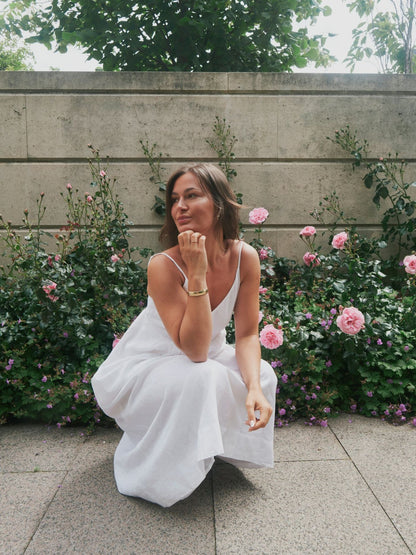 SAVANI LANG HØR KJOLE NN