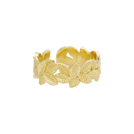 DAHLIA RING MED BLADE PURE BY NAT