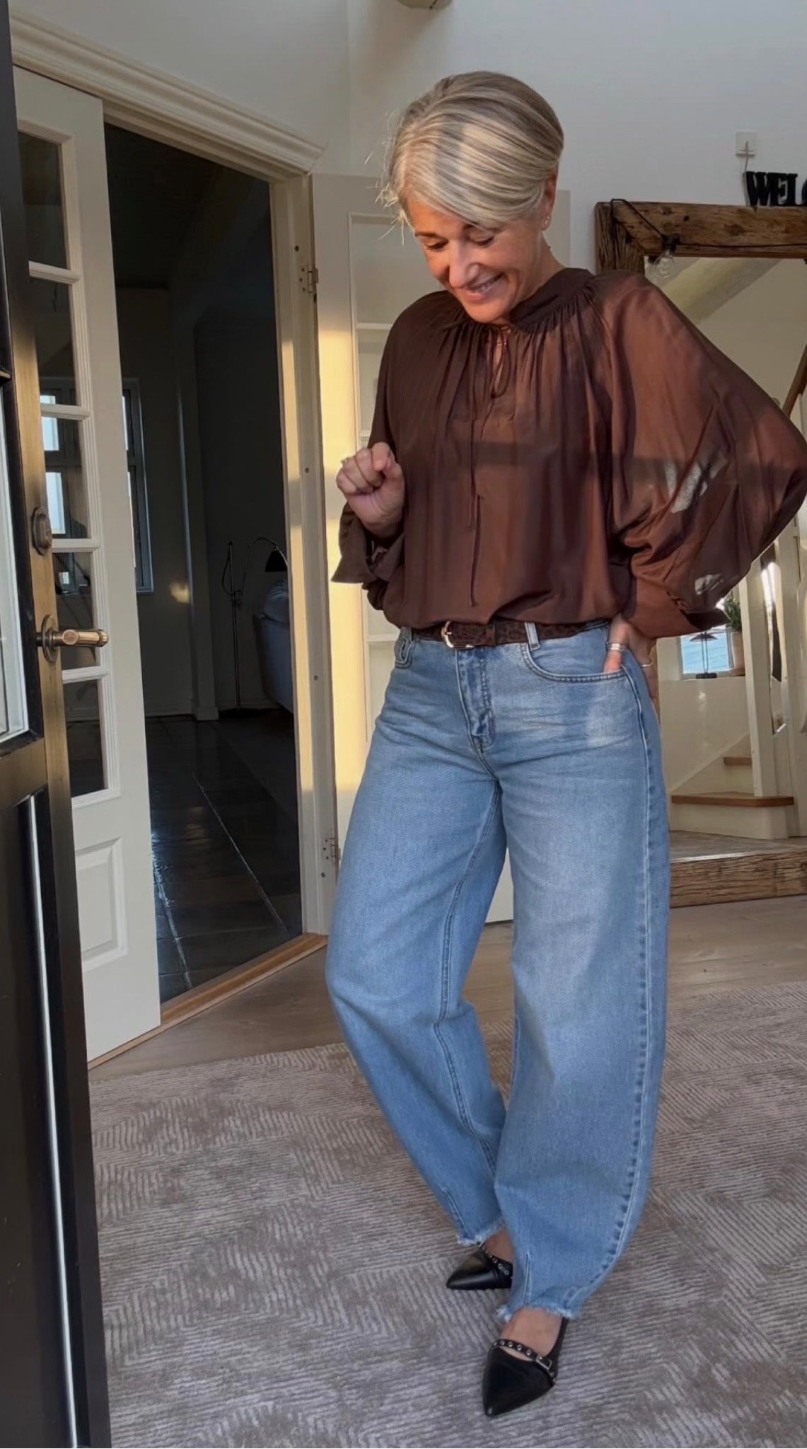 LUCY LOOSE BALLOON JEANS MEW