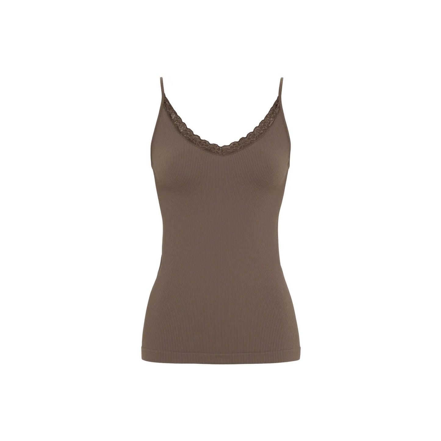 MOLLY RIB STROP TOP T&S