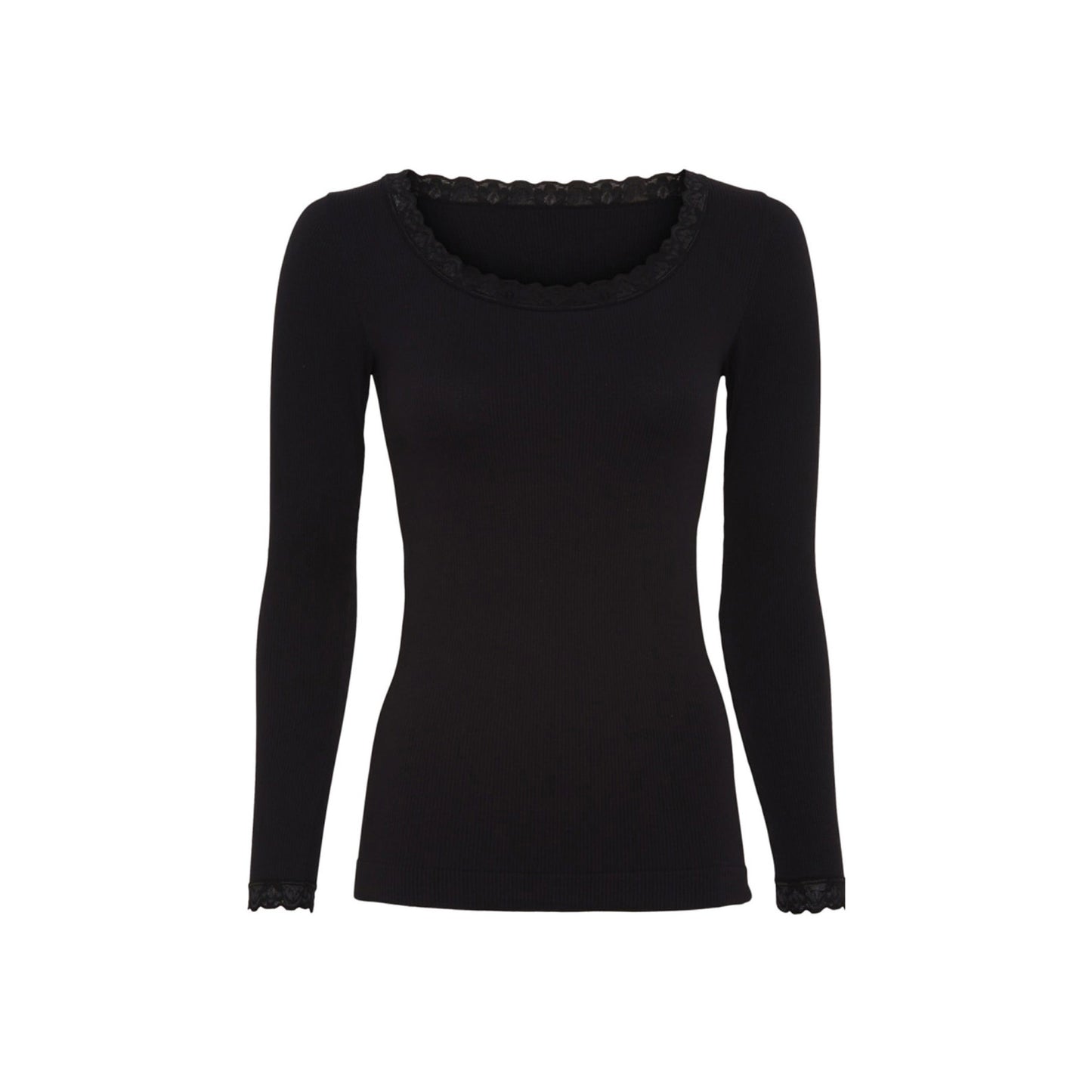 FRIDA L/Æ RIB T-SHIRT T&S