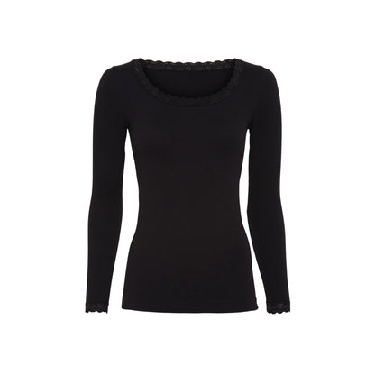 FRIDA L/Æ RIB T-SHIRT T&S